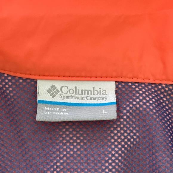 Columbia Sportswear Coral Full Zip Hooded Rain Jacket Large Pre-Owned - Picture 4 of 6